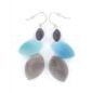 Boucles d'oreilles Aka ciel